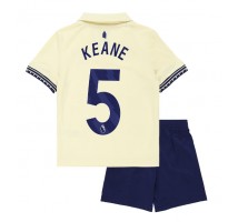 Everton Michael Keane #5 Koszulka Wyjazdowa dzieci 2025-26 Krótki Rękaw (+ krótkie spodenki)